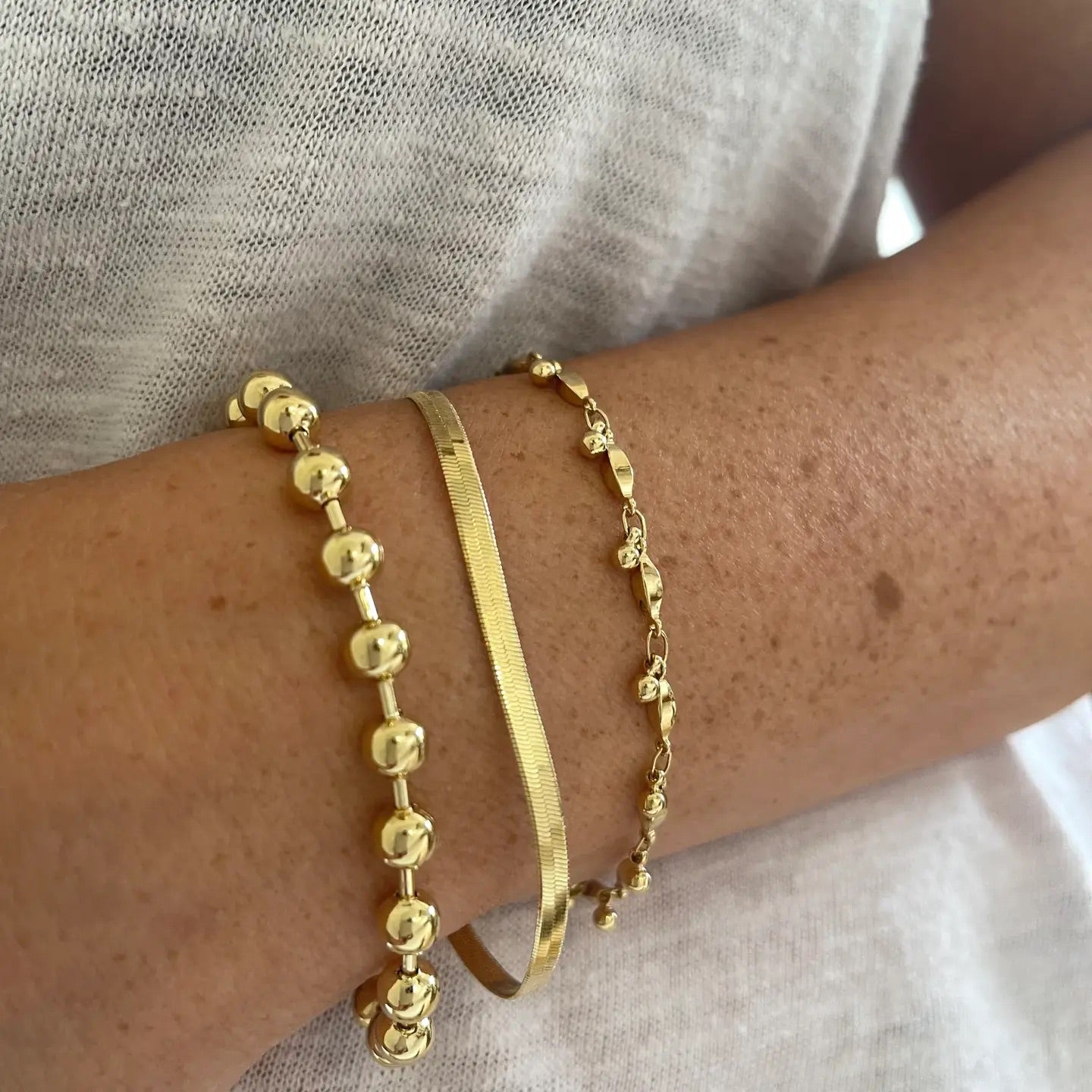 Ariana Dangle Bead Bracelet