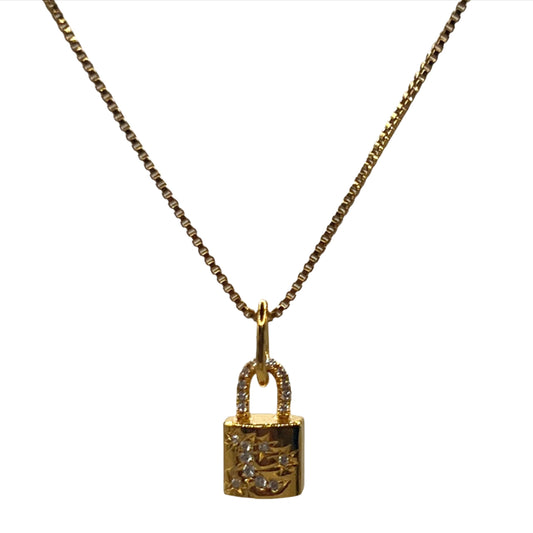 Mini Lock Necklace